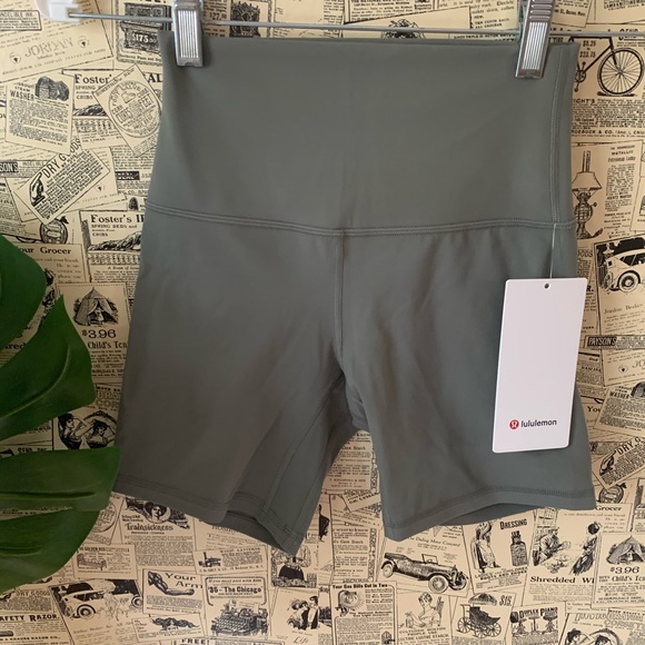 lululemon athletica Pants - NWT Lululemon grey sage align shorts 6”